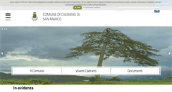 Desktop Screenshot of comune.caerano-di-san-marco.tv.it
