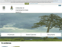 Tablet Screenshot of comune.caerano-di-san-marco.tv.it